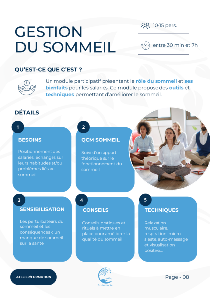 Journée Bien être en Santé mentale QVT en Entreprise sur les pays de la Loire