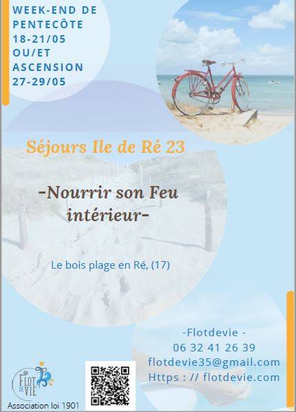 Séjours à l'Ile de ré Week end de la Pentecôte et de l'ascension 2023